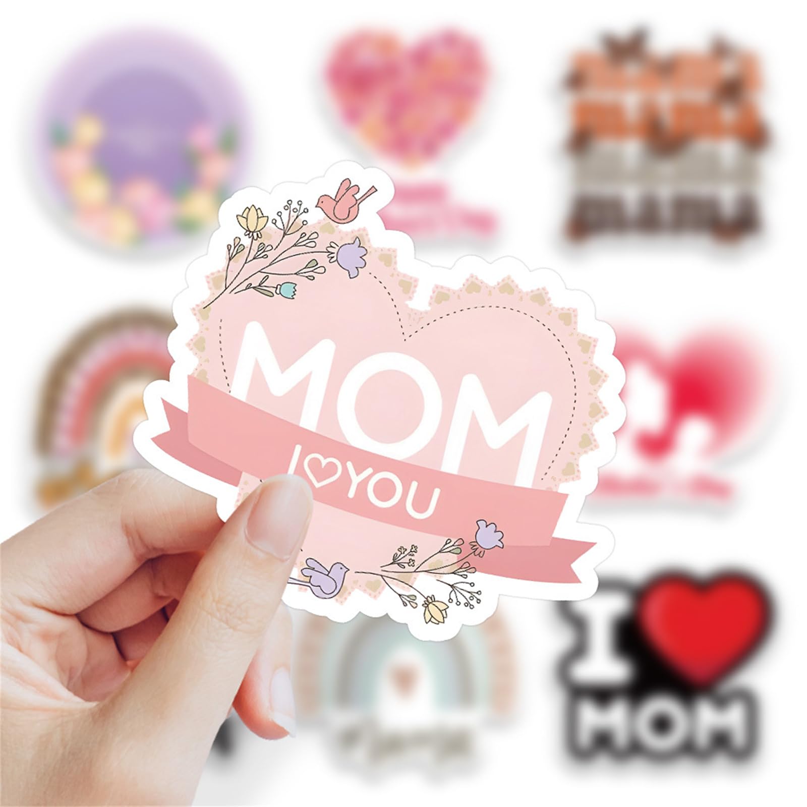 Amazon.com: Kechup Happy Mother's Day Stickers for Mom Women 50Pcs